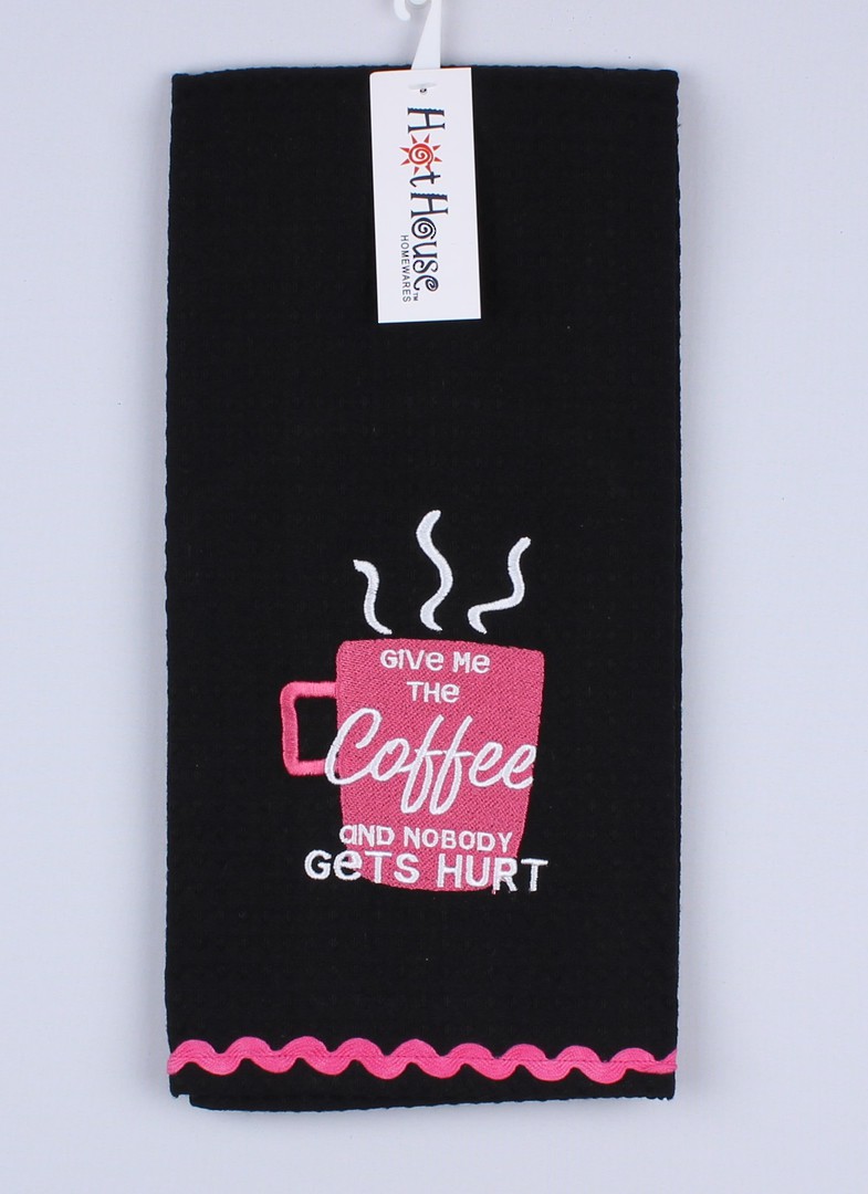 Tea towel "Coffee Hurt" Code: TT-GF/COF/HURT. image 0